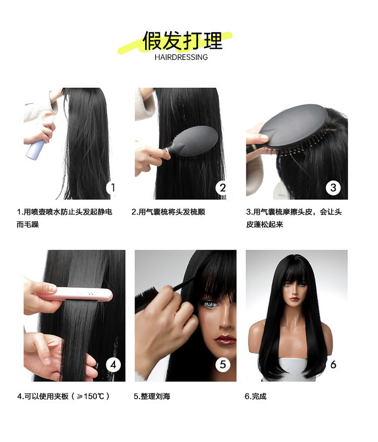 30 inch Long Hair Wig Big Curl Fashionable Natural Looking Wig Elegant and can be Daily Wear Can Be Dyed And Permed