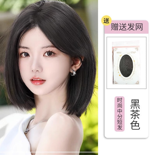 Wholesale Short Hair Bob - Summer Breathable mid-length bangs