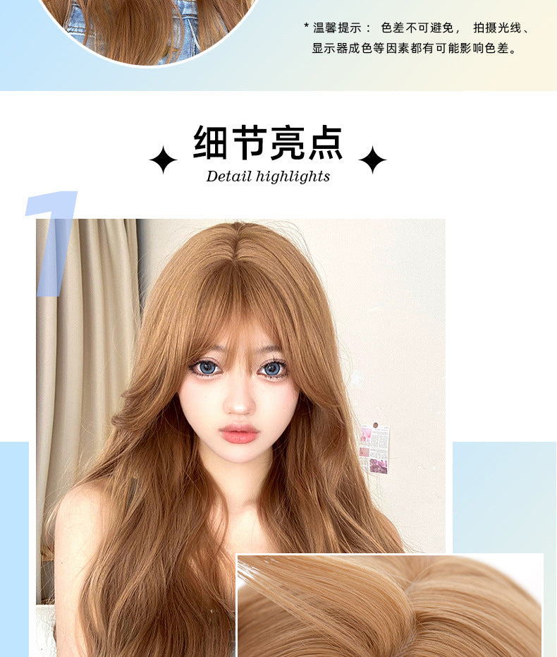 Summer Breeze Honey Blonde - Style big wave long curly hair