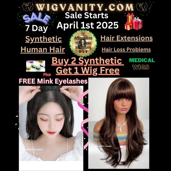 Wigvanity Promotion Buy 2 Synthetic Get 1 Free. A Good Deal