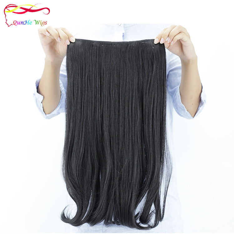 Hair Extensions Fiber Clips Curly Hair Pieces Seamless Hair Extensions 100g